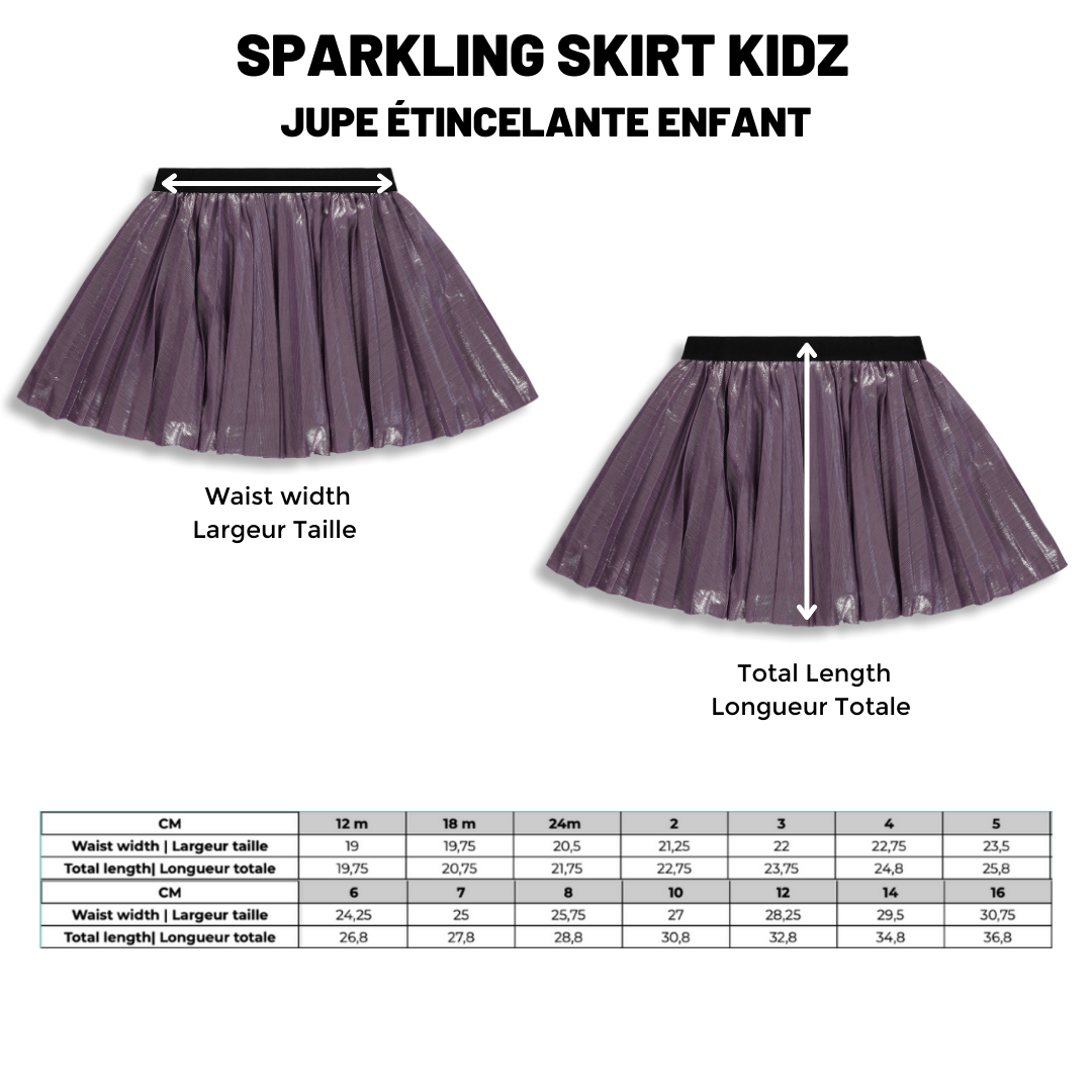 Sparkling Skirt |Lilac| Kidz