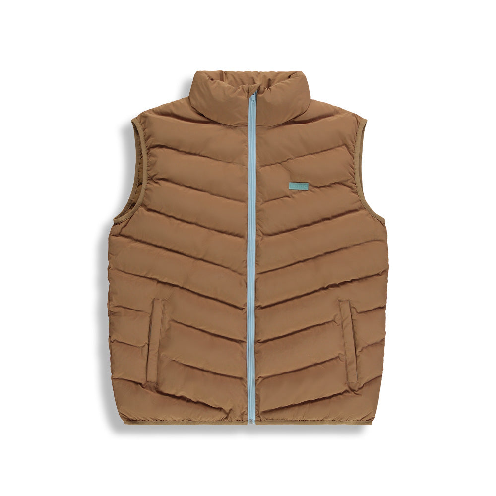 Puffy Vest |Sand| WOMEN AND MEN