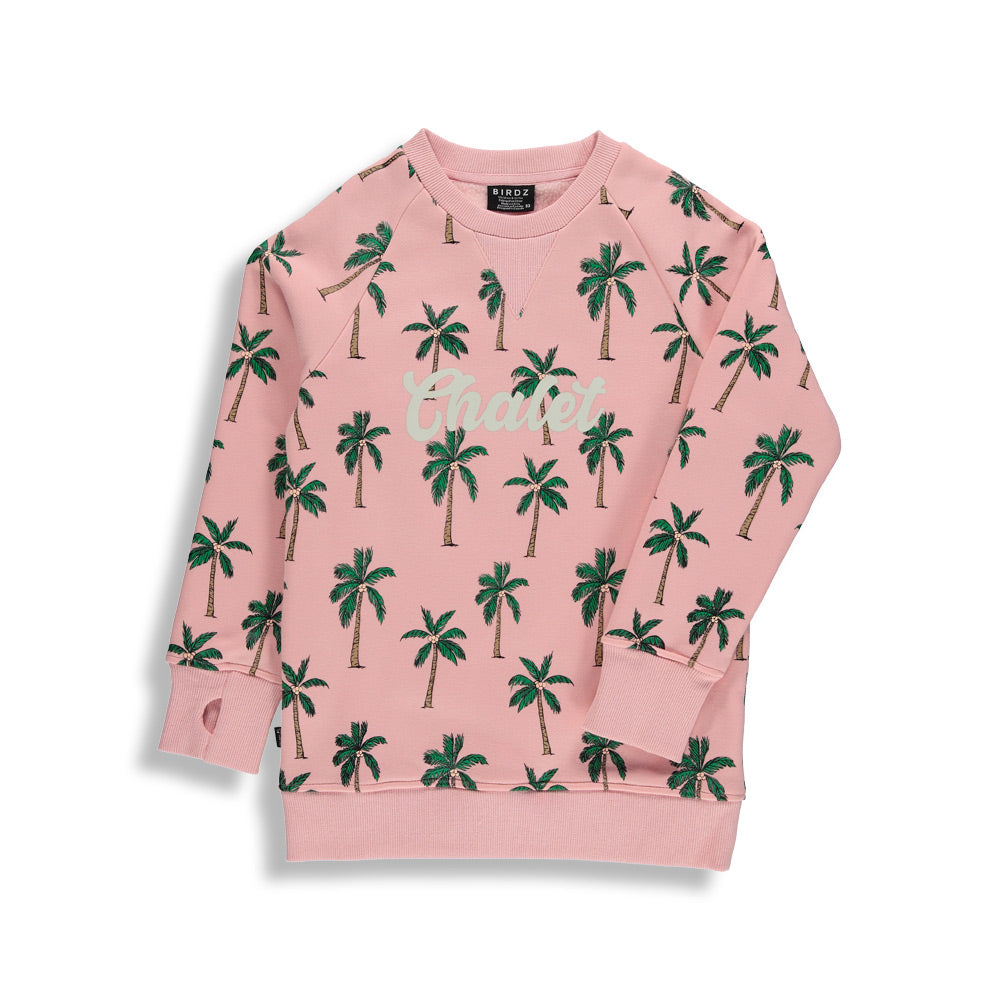 Palms Chalet Sweat |Light Pink| Kidz