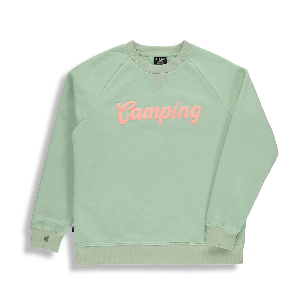 Camping Sweat |Pastel Green| Kidz