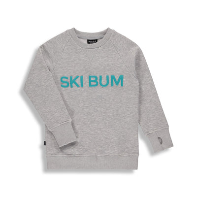 Ski Bum Sweat |Gray| Kidz