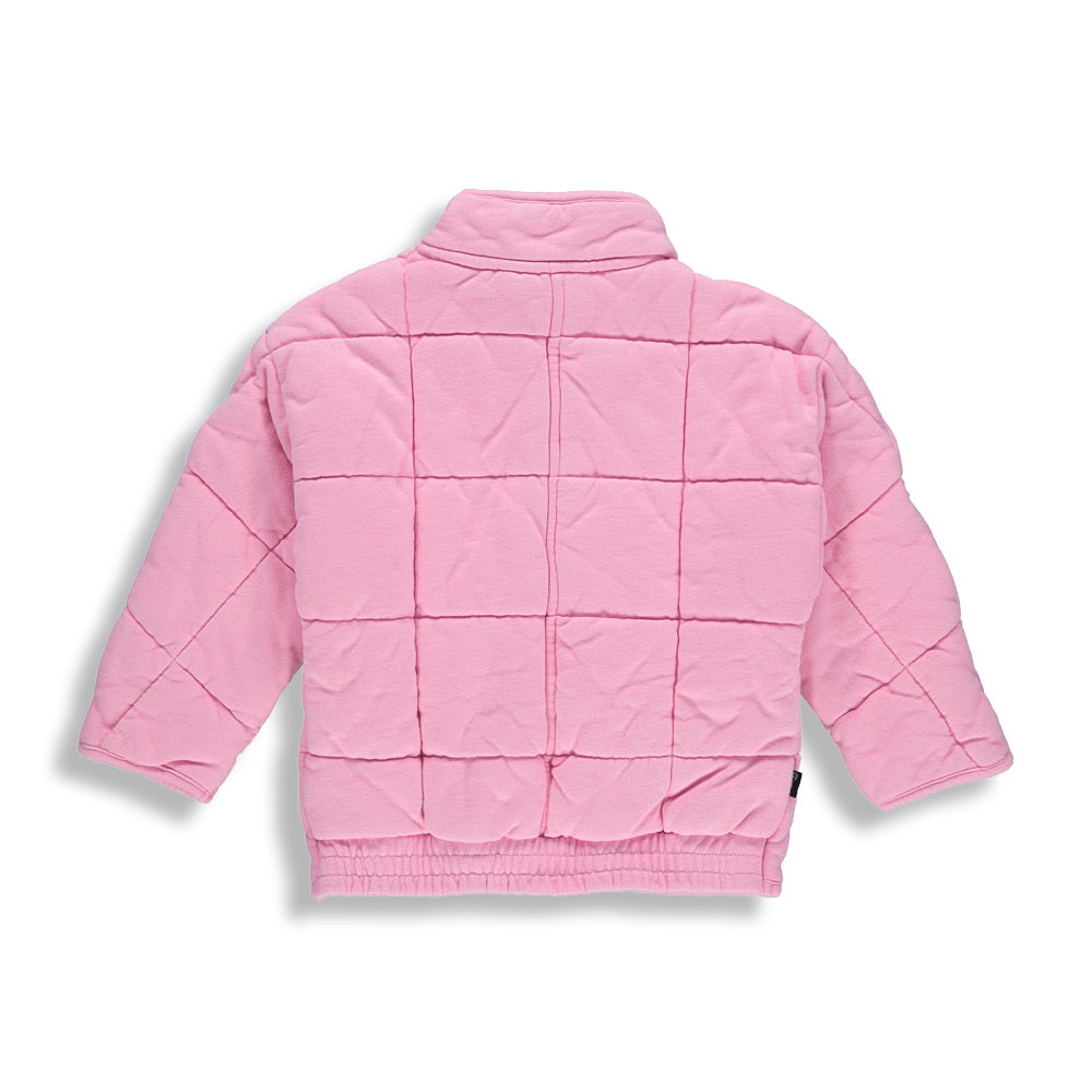Puffer Sweat Jacket |Pink| Kidz