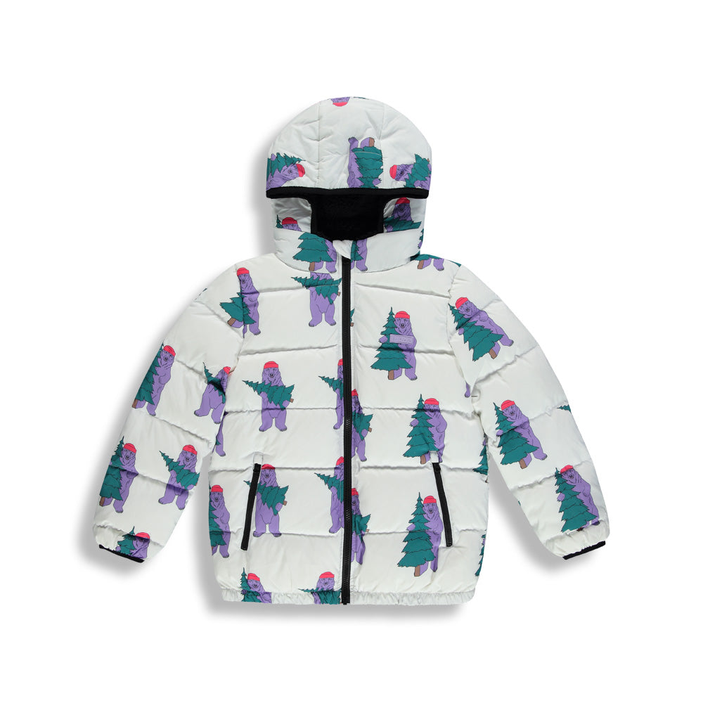 Puffer winter jacket Bear |Ivory| Kidz