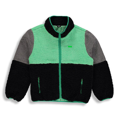 BIRDZ Sherpa ColorBlock Vest |Green| Adult