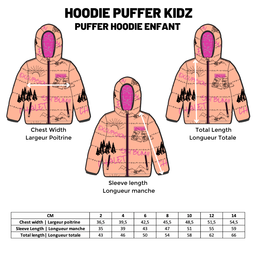 BIRDZ Puffer winter jacket |Peach| Kidz