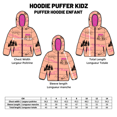 BIRDZ Puffer winter jacket |Peach| Kidz
