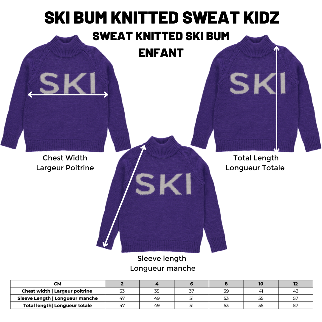 SAMPLE - Ski knit |Purple| Kidz