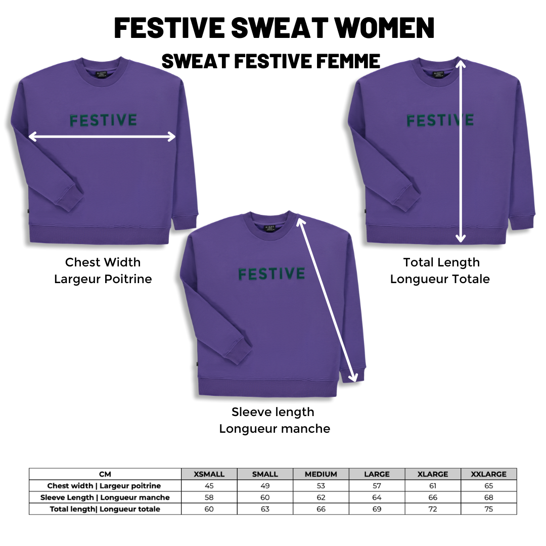 BIRDZ Festive Sweat |Purple| Women