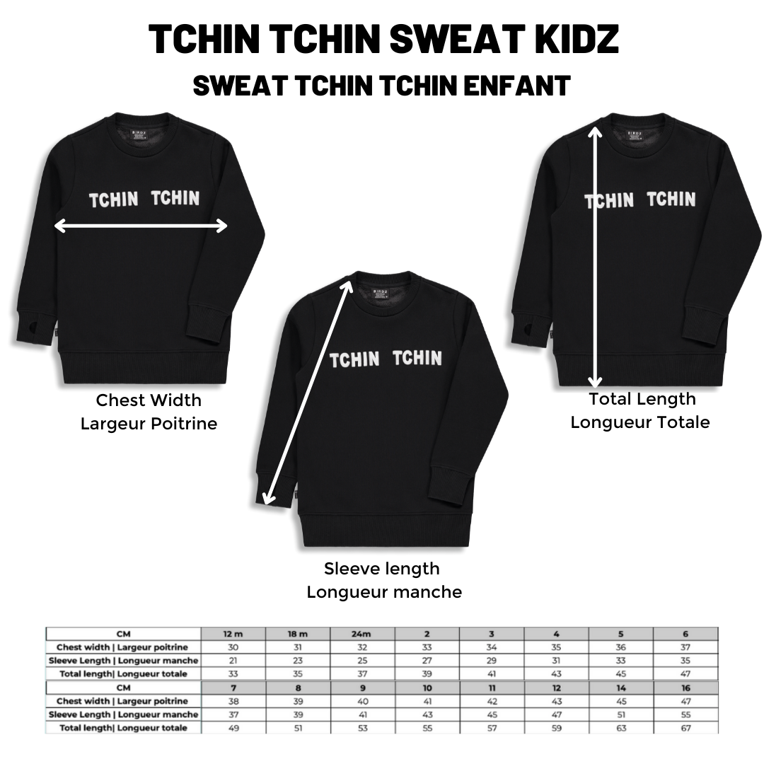 Tchin Tchin Sweat |Black| Kidz
