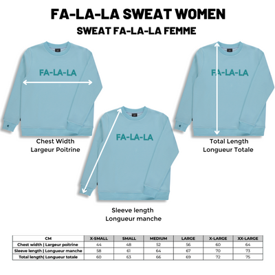 BIRDZ Fa-La-La Sweat |Blue| Women