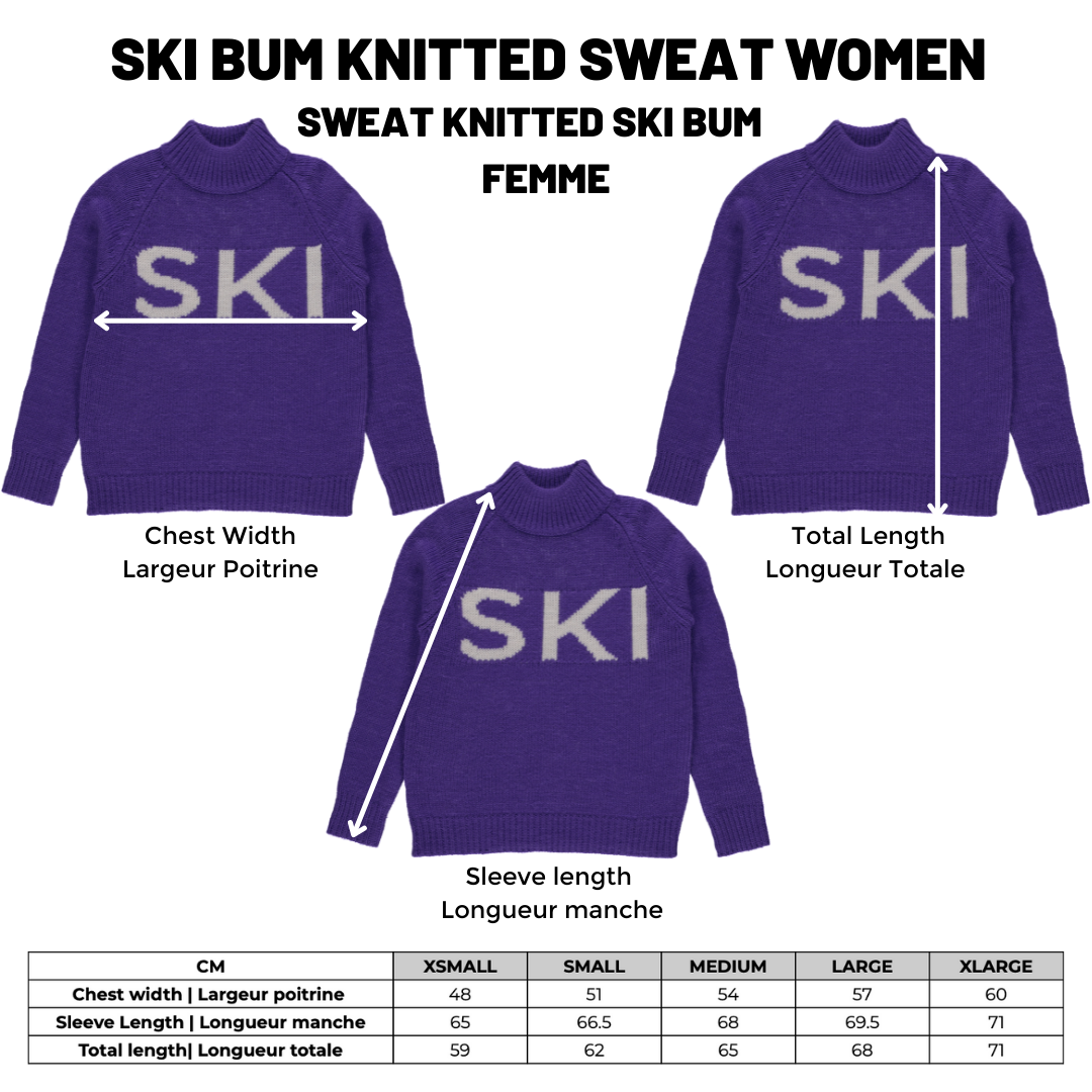 BIRDZ Ski knit |Purple| Women