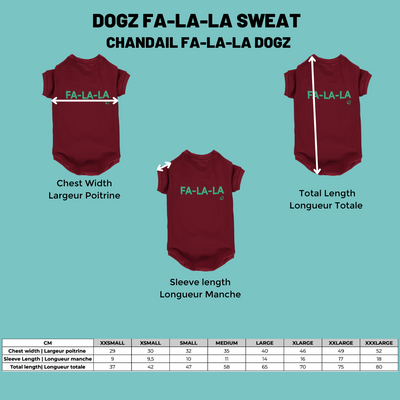 BIRDZ Fa-La-La Sweat |Red| Dogz