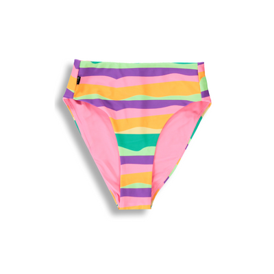 BIRDZ Swimsuit Bottom High Waisted |Pastel Waves| Women