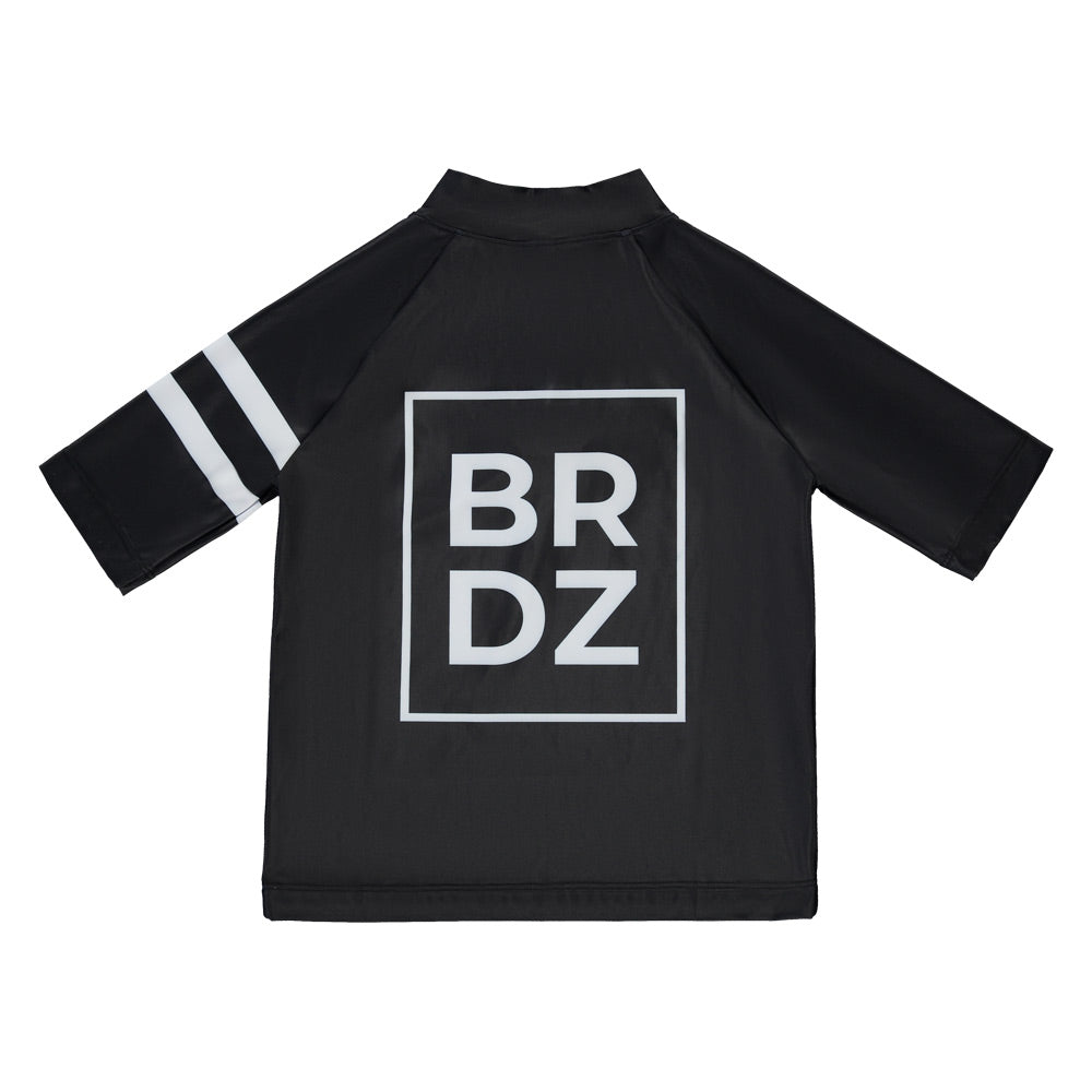 BRDZ Rash Guard |Black| Kidz