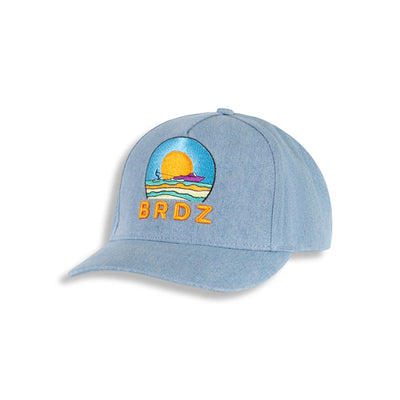 BRDZ water ski Cap |Blue Denim| Kidz