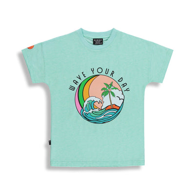 Wave Your Day Tee |Marl Toucan| Women