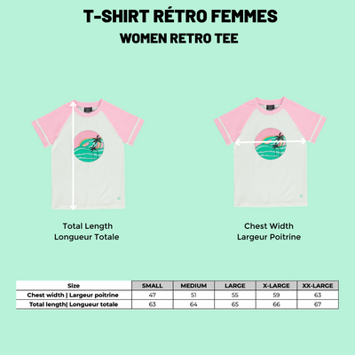 BIRDZ T-Shirt Rétro |Menthe| Femmes