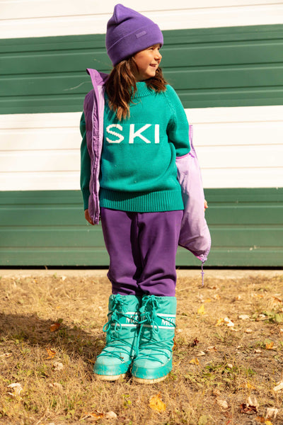 BIRDZ Ski knit |Quetzal Green| Kidz