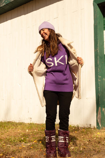 SAMPLE - Ski knit |Purple| Women