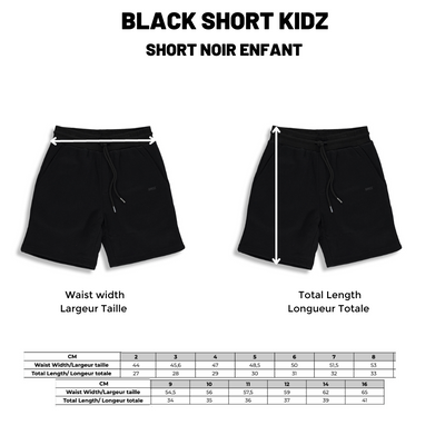 Short |Noir| Enfants